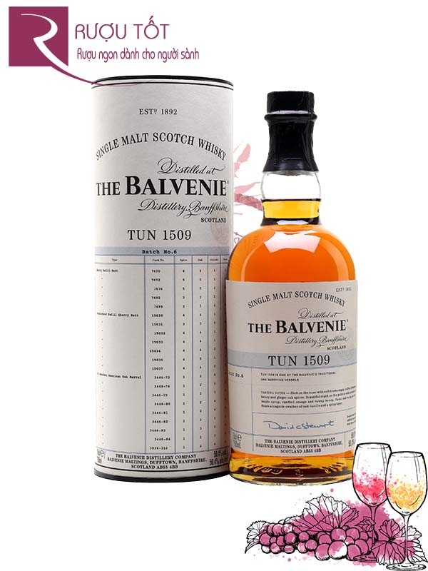 Rượu The Balvenie Tun 1509 700ml