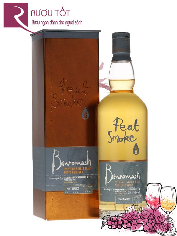 Rượu Whisky Benromach Peat Smoke 46%