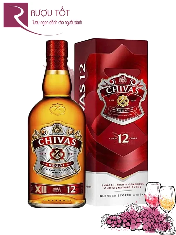 Rượu Chivas 12 1 Lít