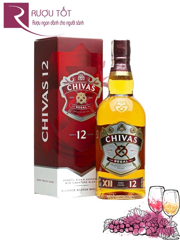 Giá Chivas 12 Năm Nhập Khẩu Chính Hãng