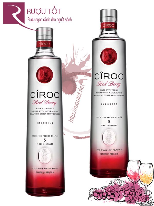 Rượu Vodka Ciroc Berry