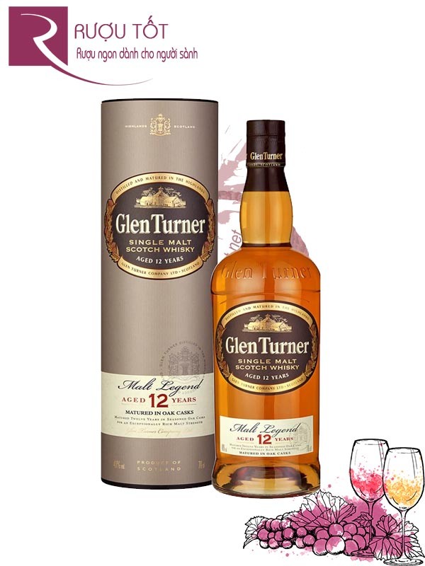 Rượu Glen Turner 12 Years Old Malt Legend