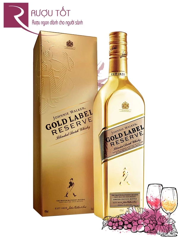 Rượu Johnnie Walker Gold Label Reserve Limited Edition