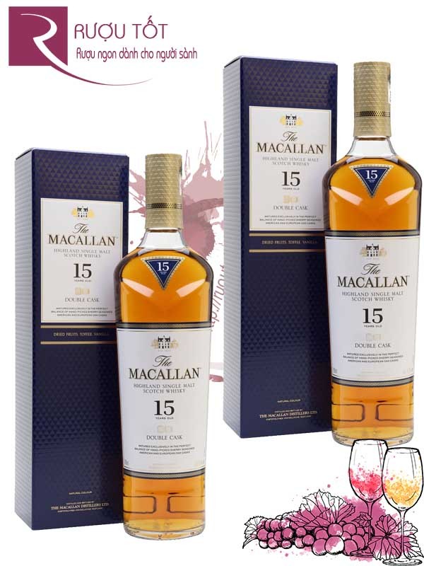 Rượu Macallan 15 Double Cask