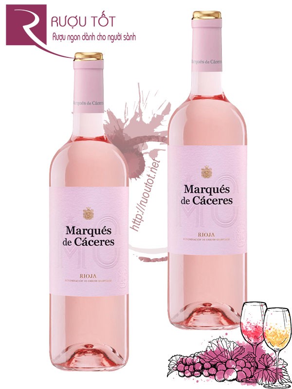 Rượu Vang Marques de Caceres Rosado