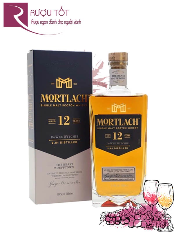 Rượu Mortlach 12 Single Malt Scotch Whisky