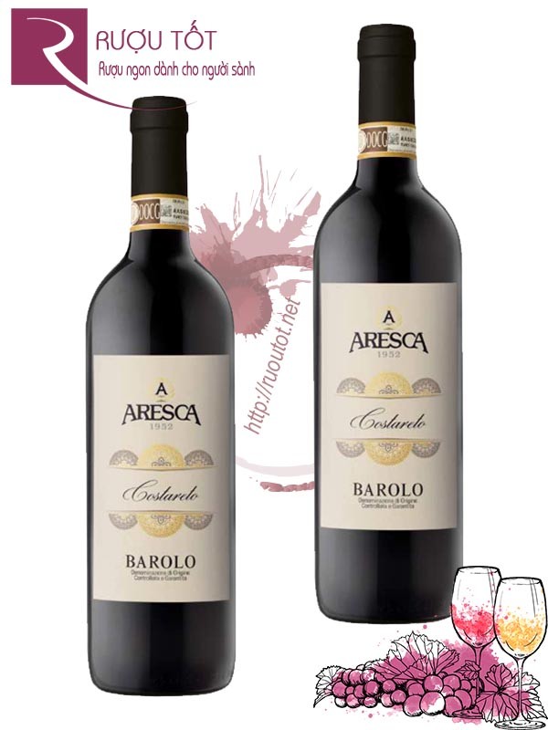 Rượu vang Aresca Costareto Barolo DOCG