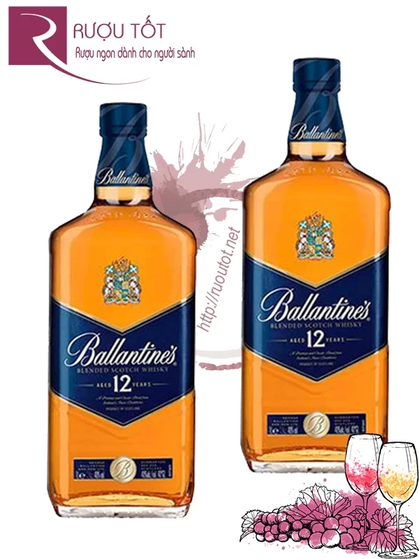 Rượu Ballantine 12 1lit