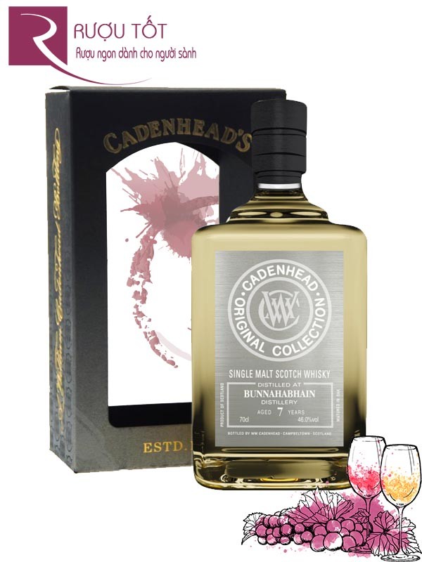 Rượu Whisky Cadenhead Bunnahabhain 7