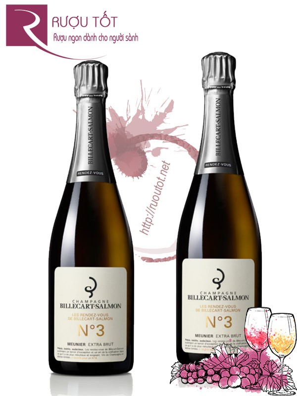 Rượu Champagne No 3 Meunier Extra Brut Billecart Salmon