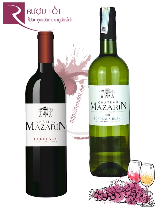 Rượu vang Chateau Mazarin Bordeaux Red - White