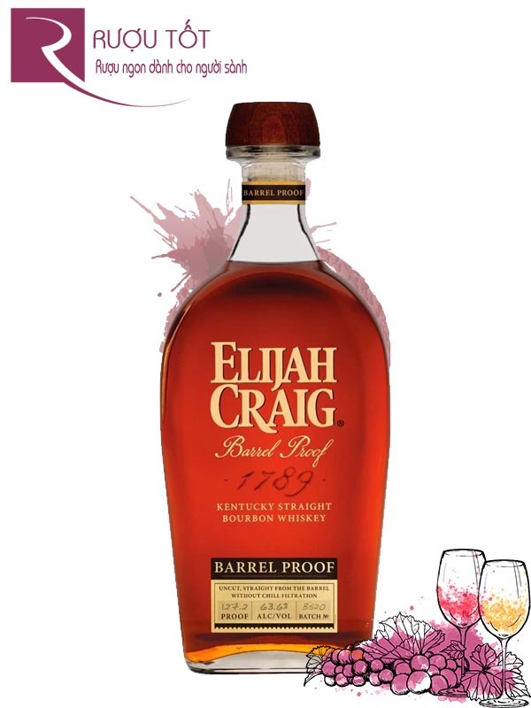 Rượu Elijah Craig Barrel Proof 700ml