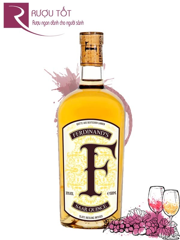 Rượu Ferdinand's Saar Quince Gin 500ml