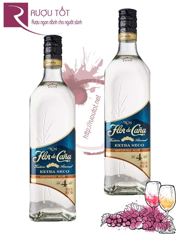 Rượu Flor de Cana 4 YO White 700ml