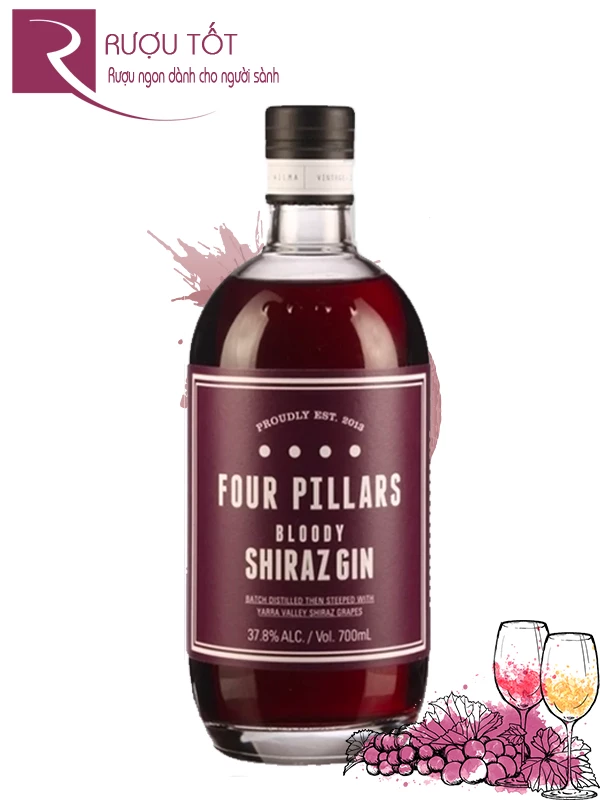 Rượu Four Pillars Bloody Shiraz Gin