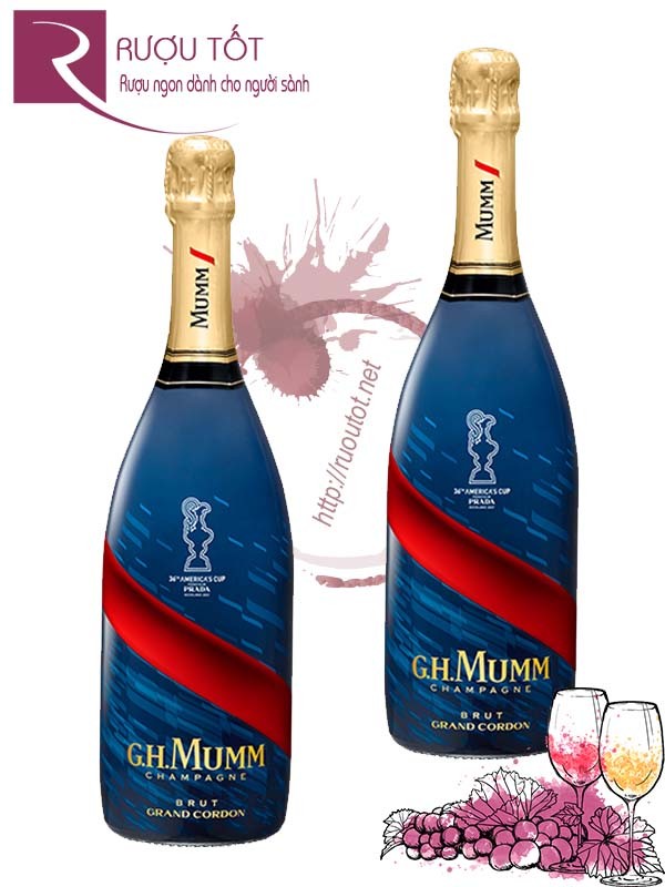 Rượu Champagne Mumm Grand Cordon America’s Cup