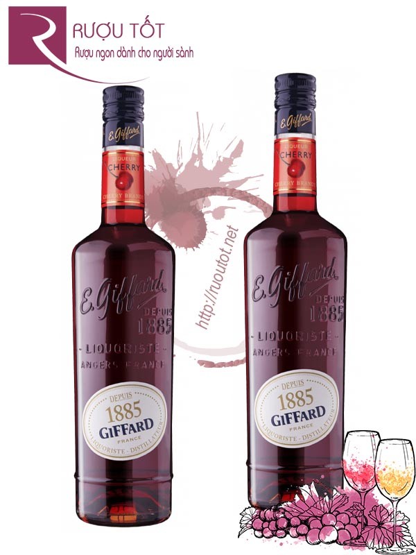 Rượu Mùi Giffard 1885 Cherry Brandy