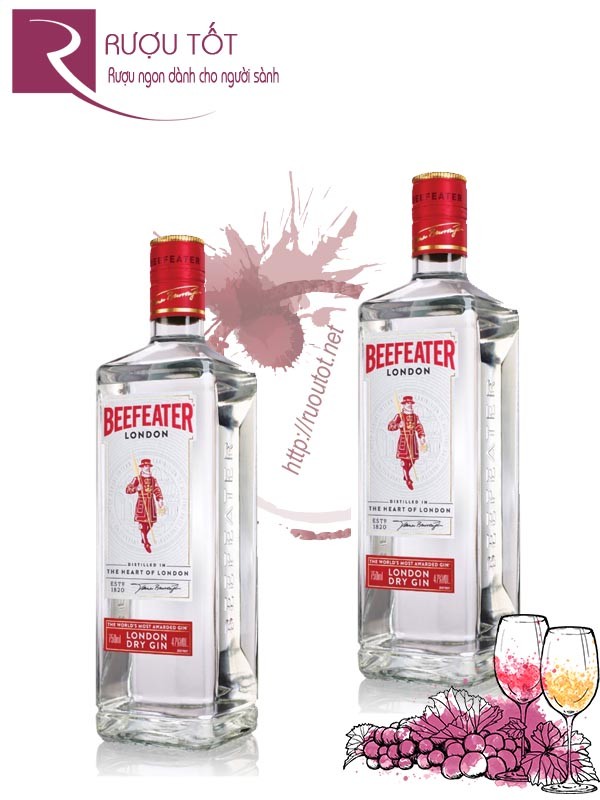 Rượu Beefeater London Dry Gin 700ml