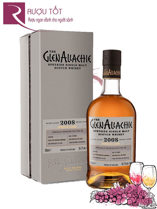 Rượu The Glenallachie 2008 Single Cask