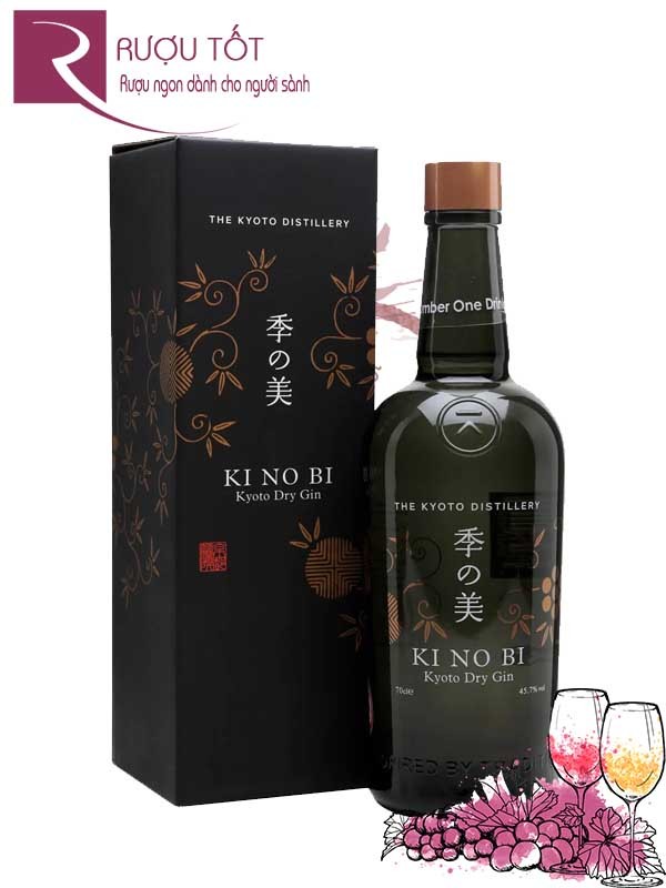 Rượu Kinobi Gin Kyoto 45,7%