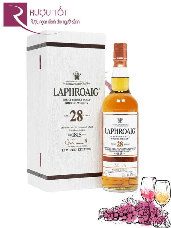 Rượu Laphroaig 28 Single Malt Whisky