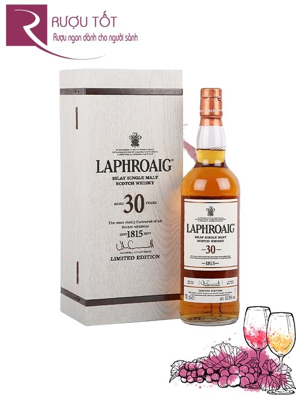 Rượu Laphroaig 30 Single Malt Whisky