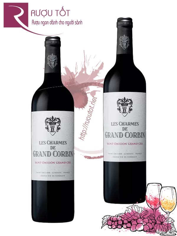 Rượu vang Les Charmes de Grand Corbin Saint-Emilion Grand Cru