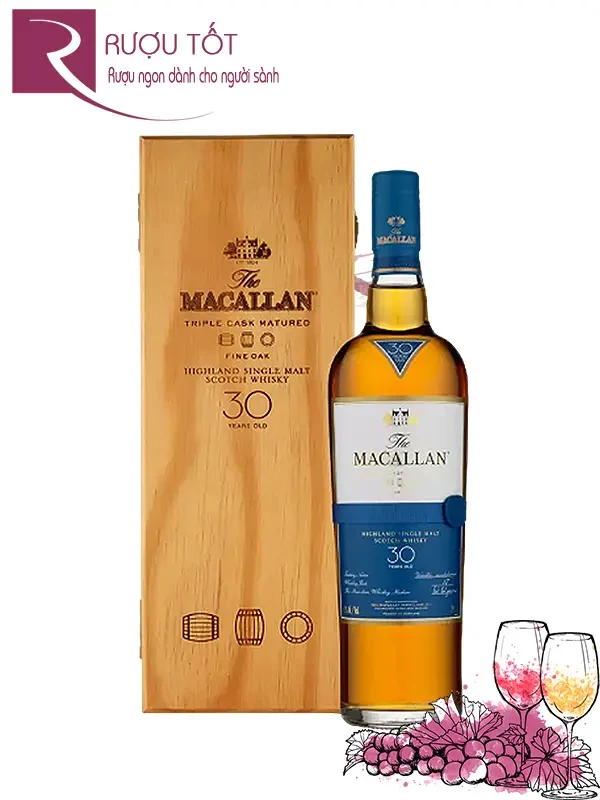 Rượu Macallan 30 Năm Fine Oak