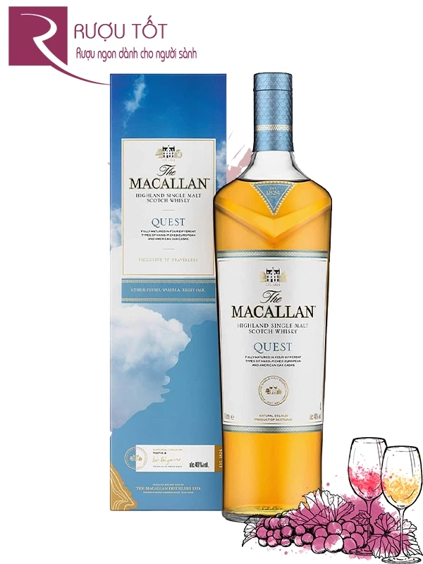 Rượu Macallan Quest 1L Single Malt Whisky