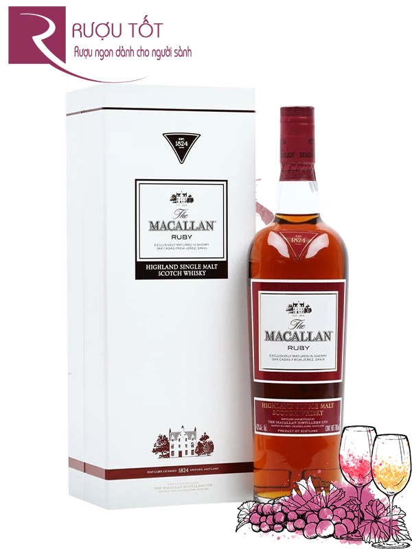 Rượu Macallan Ruby 1824