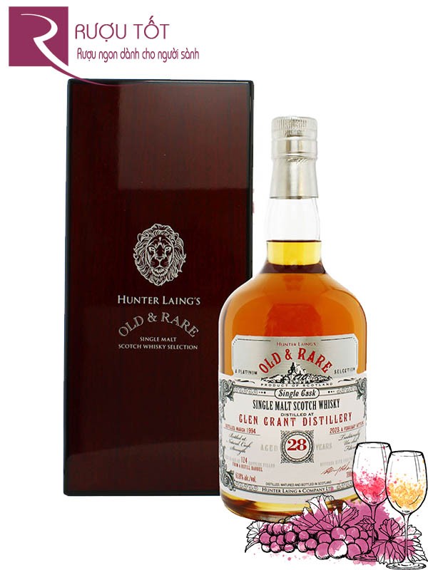 Rượu Old & Rare Glen Grant 28 1994