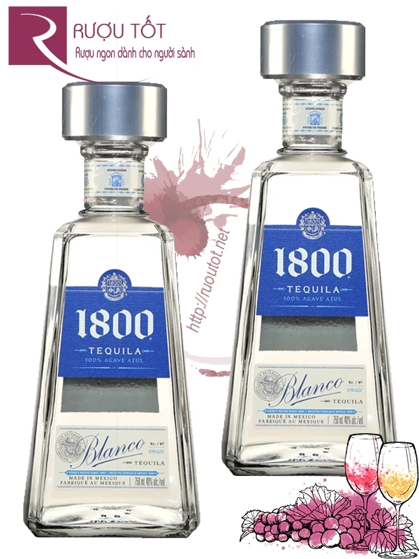 Rượu Tequila 1800 Blanco