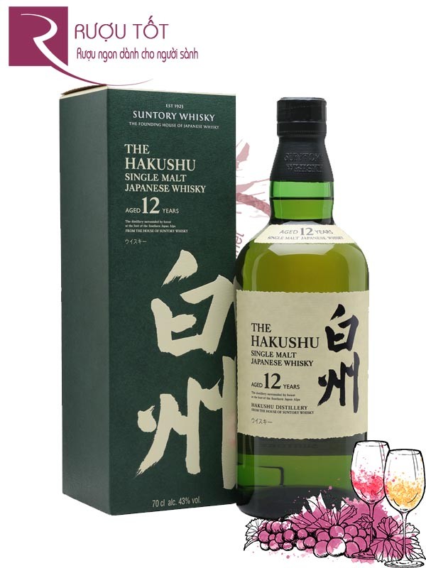 Rượu Hakushu 12 năm 700ml