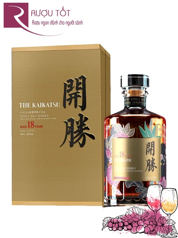 Rượu The Kaikatsu 18 Years Gold