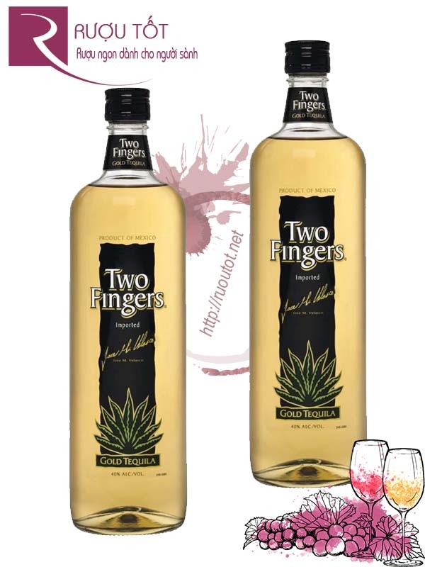 Rượu Two Fingers Gold 700ml