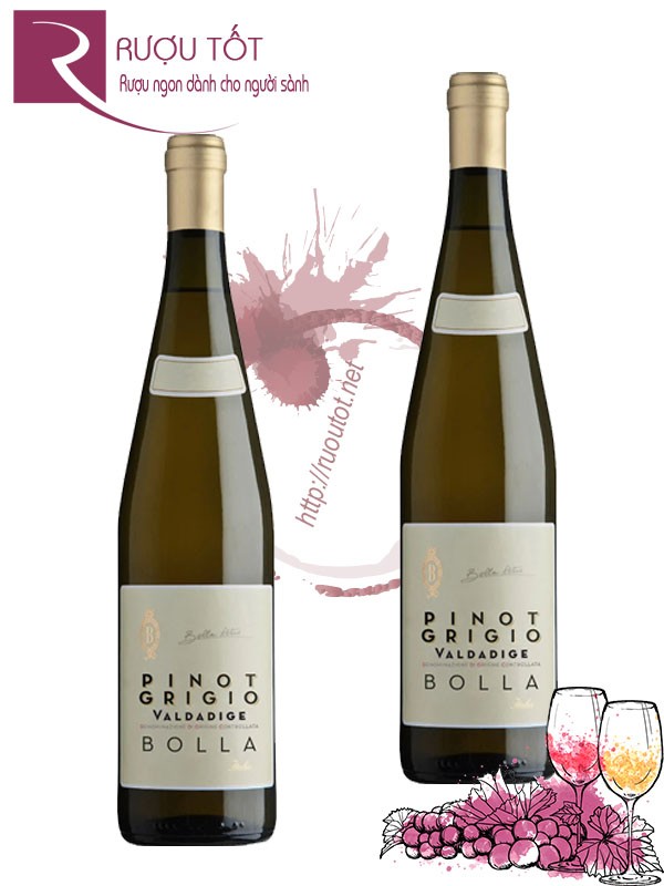 Rượu vang Bolla Pinot Grigio Valdadige DOC Rétro