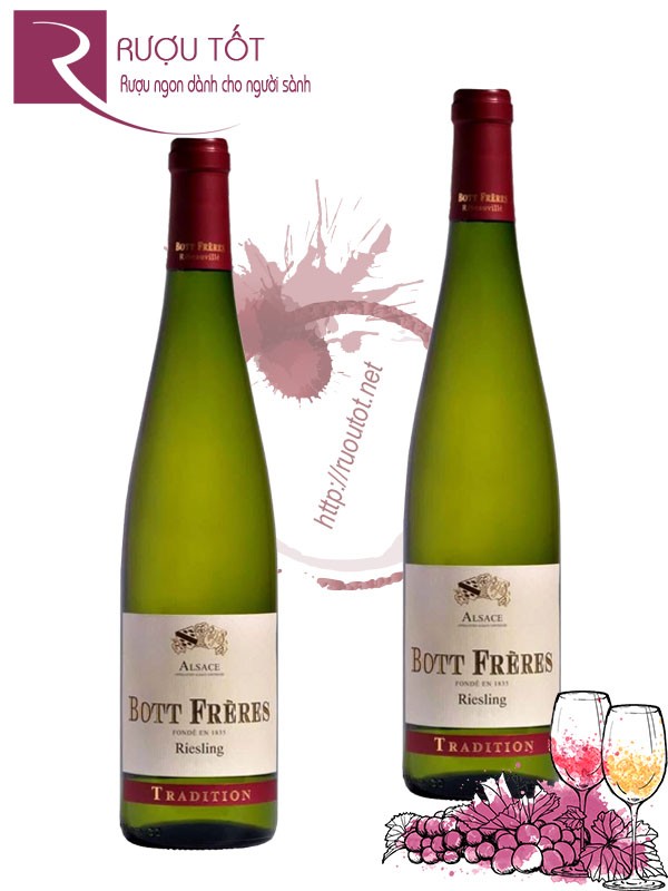 Rượu Vang Pháp Bott Freres Tradition Riesling