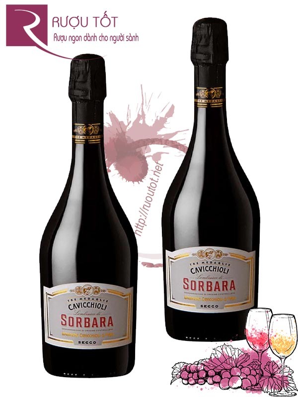 Rượu vang Cavicchioli Lambrusco di Sorbara DOC