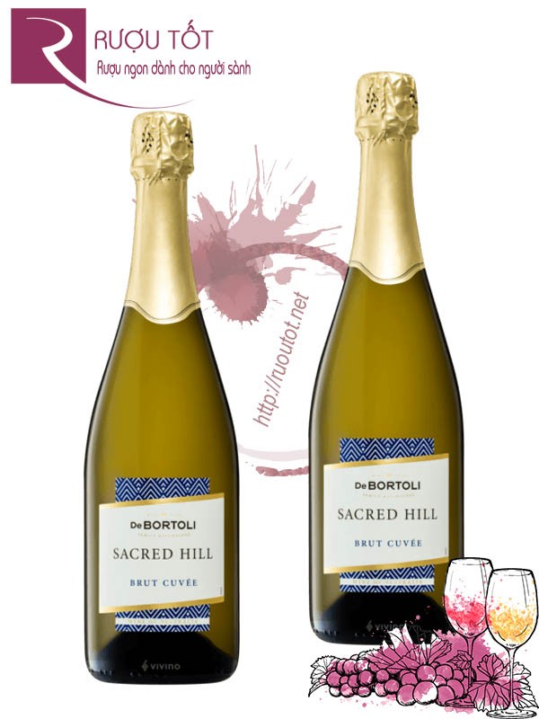 Rượu vang De Bortoli Sacred Hill Brut Cuvee Riverina Cao Cấp