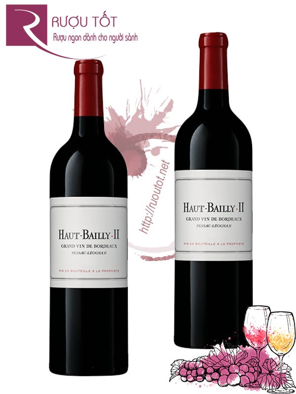 Rượu vang Haut Bailly II Chính hãng