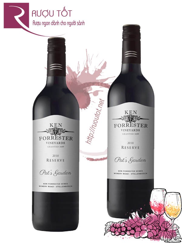 Rượu vang Ken Forrester Reserve Pats Garden Merlot