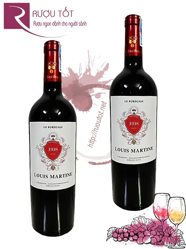 Rượu vang Pháp Louis Martine Bordeaux