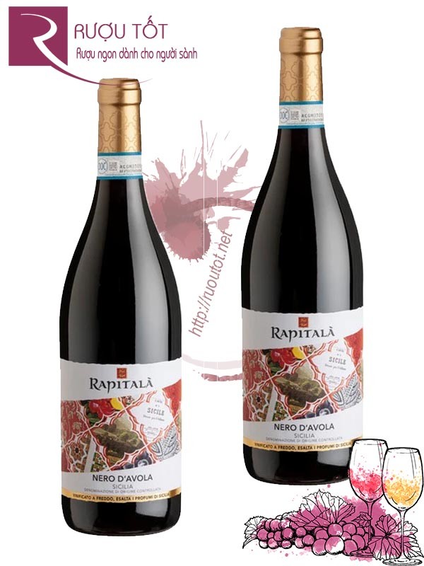 Rượu vang Rapitala Nero D'Avola Sicilia DOC