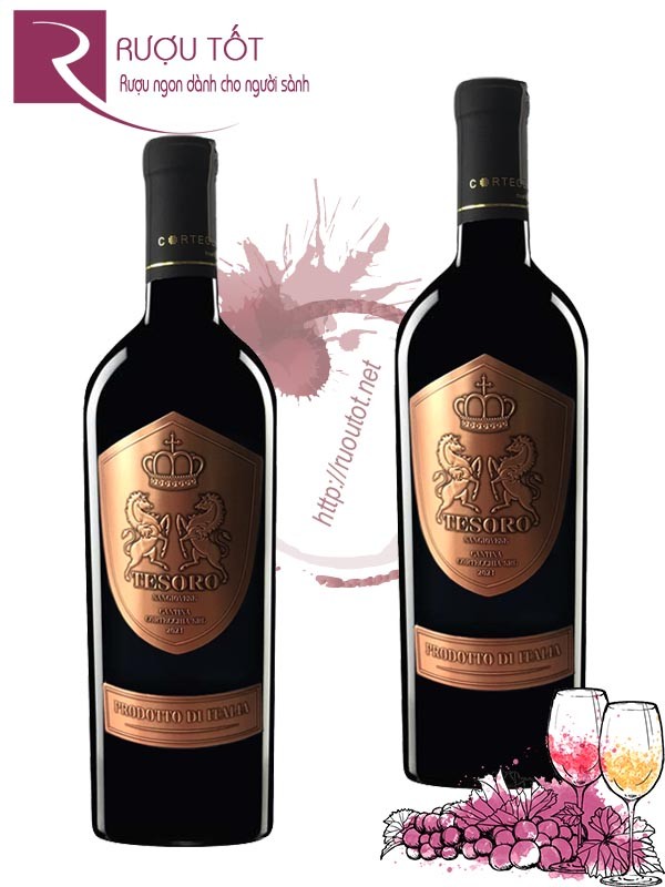 Rượu vang Tesoro Sangiovese Chính hãng