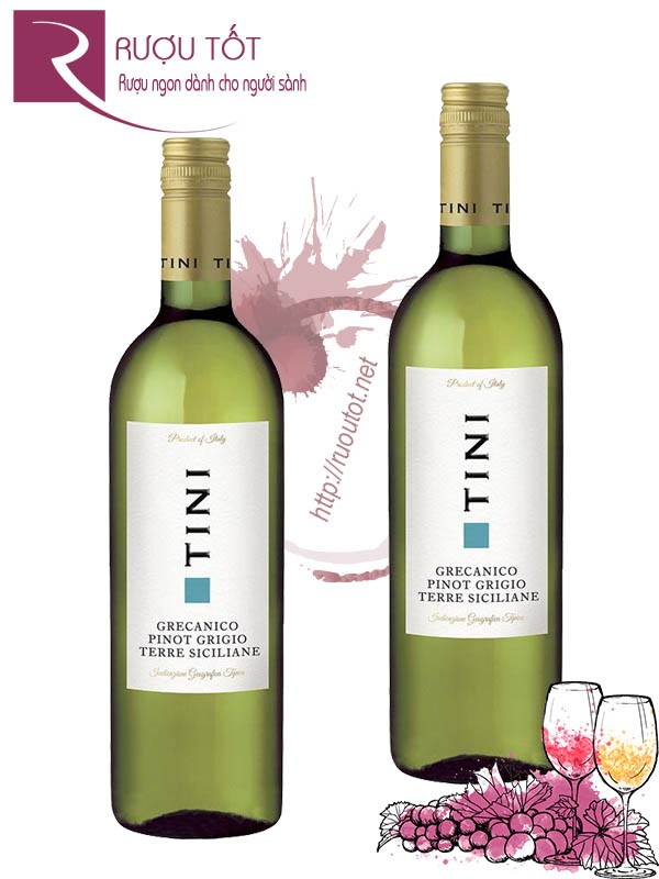 Rượu Vang Tini Grecanico Pinot Grigio