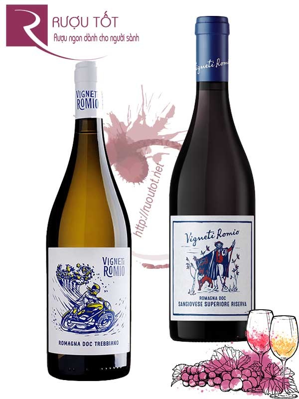 Rượu Vang Vigneti Romio Romagna DOC Red - White