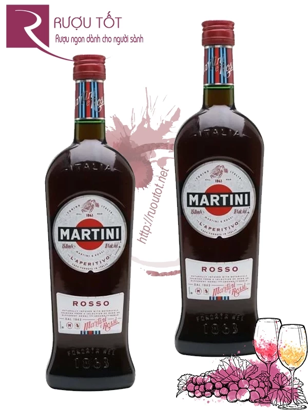 Rượu Martini Rosso 1000ml