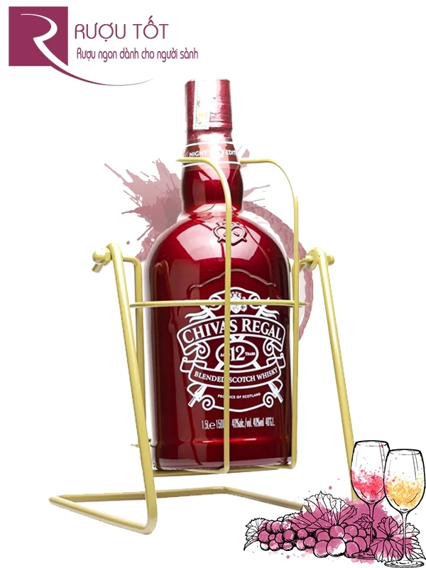 Rượu Chivas 12 Năm Nhãn Đỏ 1,5L