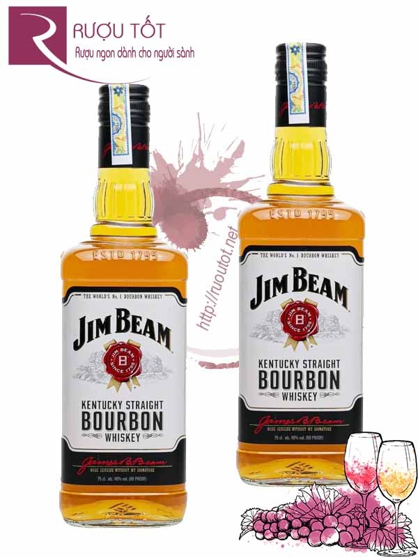 Rượu Jim Beam White 40%