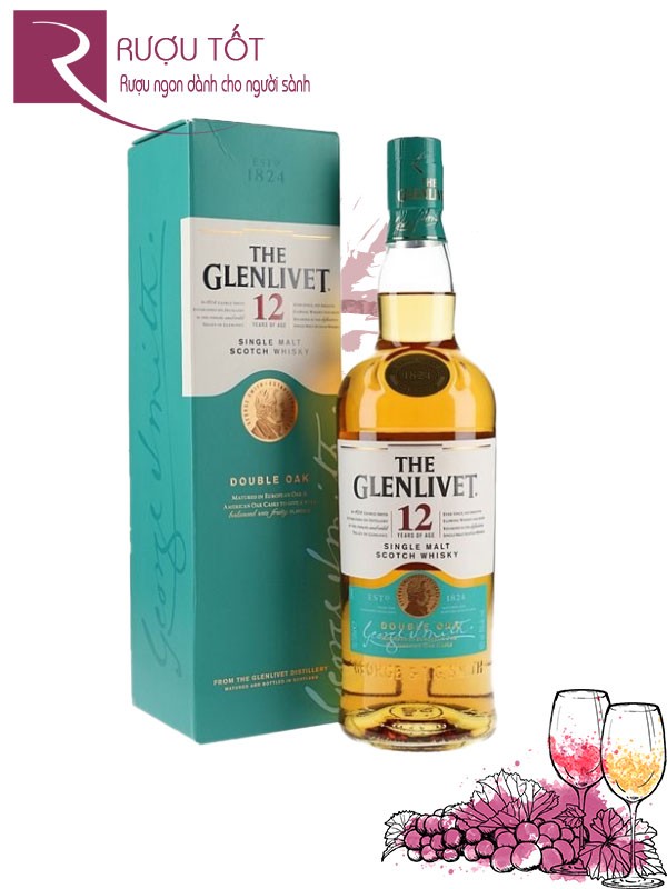 Rượu The Glenlivet 12 Single Malt Scotch Whisky